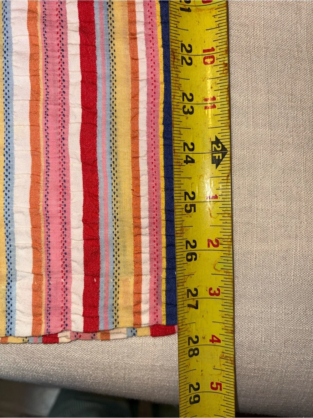 Vintage 2 peice set Striped Wide-Leg Pants in Multi-Color girls size 6